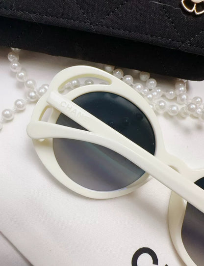 Chanel 23K ecru sunglasses