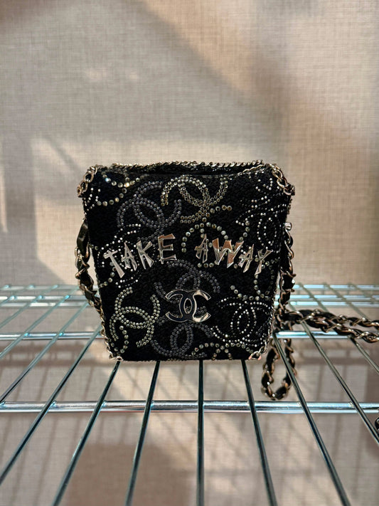 Ultra Rare - Chanel 2010 Paris-Shanghai Take Away Box Bag