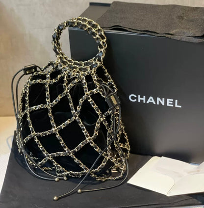 Rare Chanel 21A Net chain bag