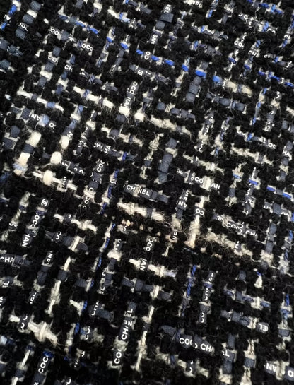 Chanel 22A Black, Blue & White Vest