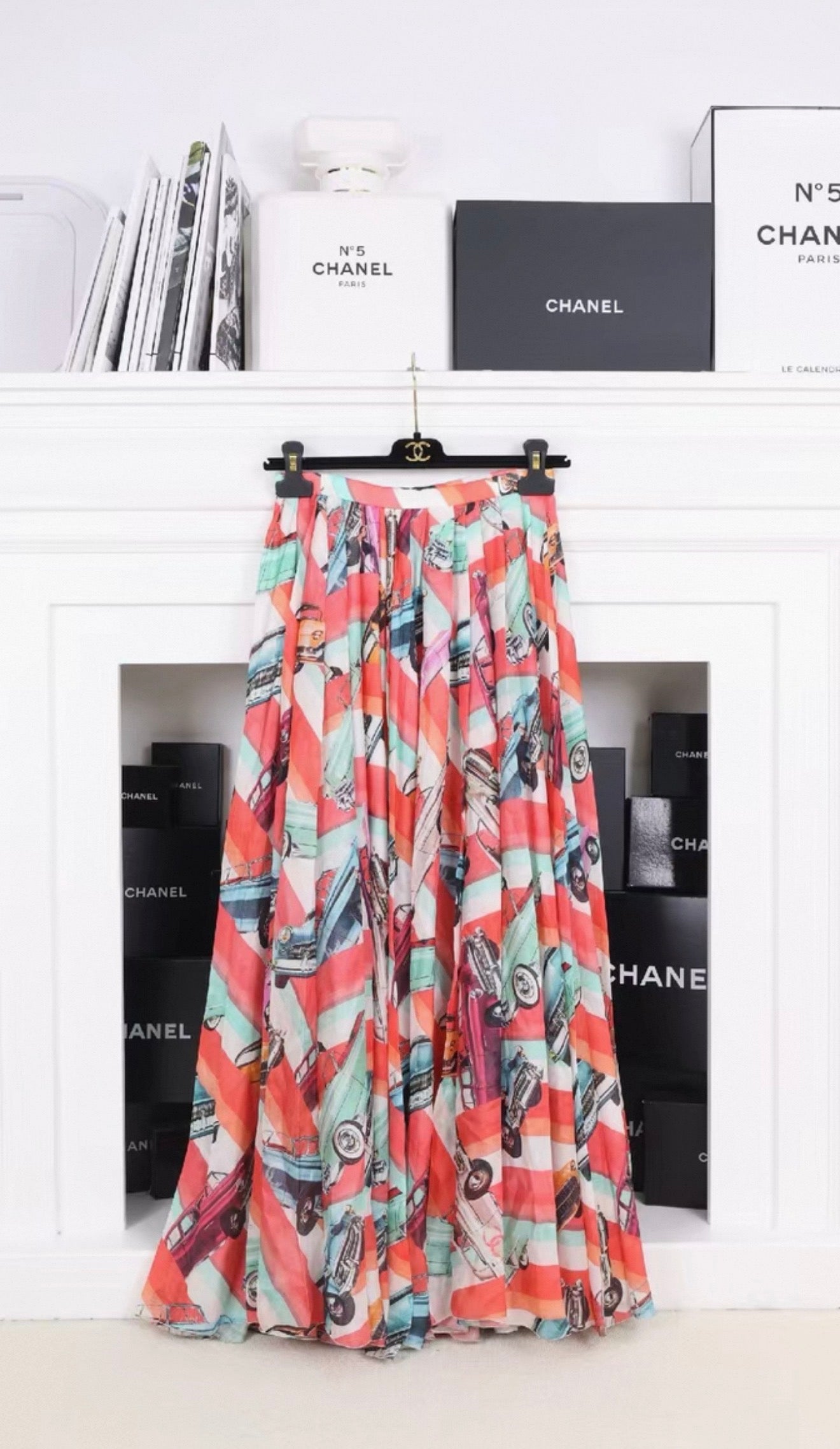 Chanel 17C Runway Multicolore Skirt