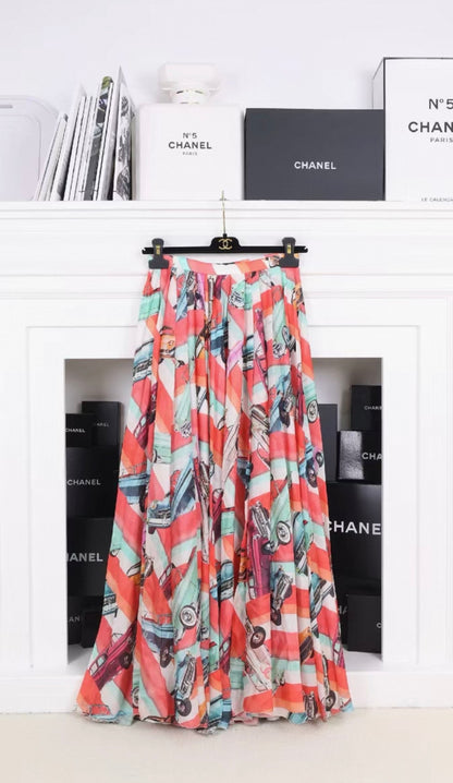 Chanel 17C Runway Multicolore Skirt