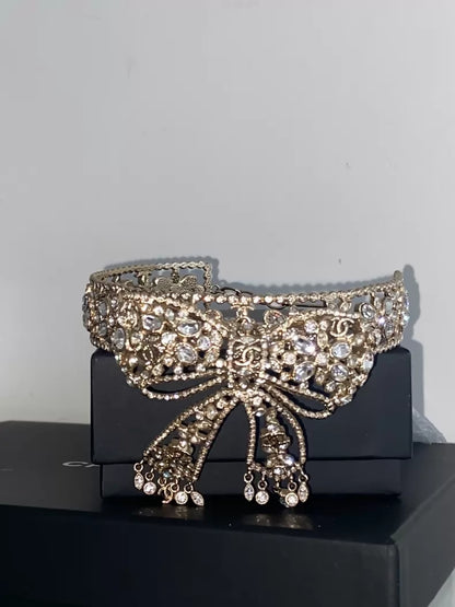Chanel 15A Salzburg Collection Black Velvet Brooch