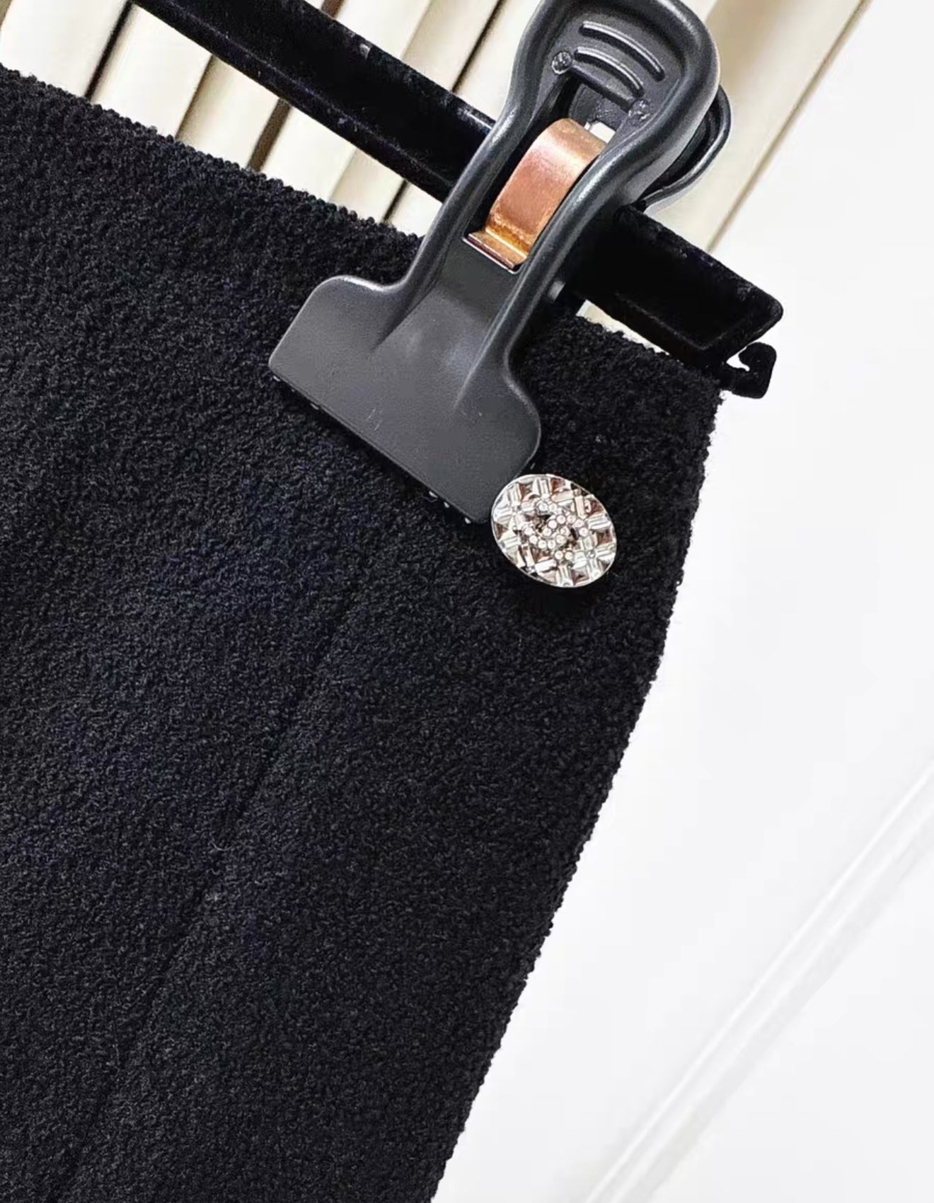 Chanel 22A black & silver skirt