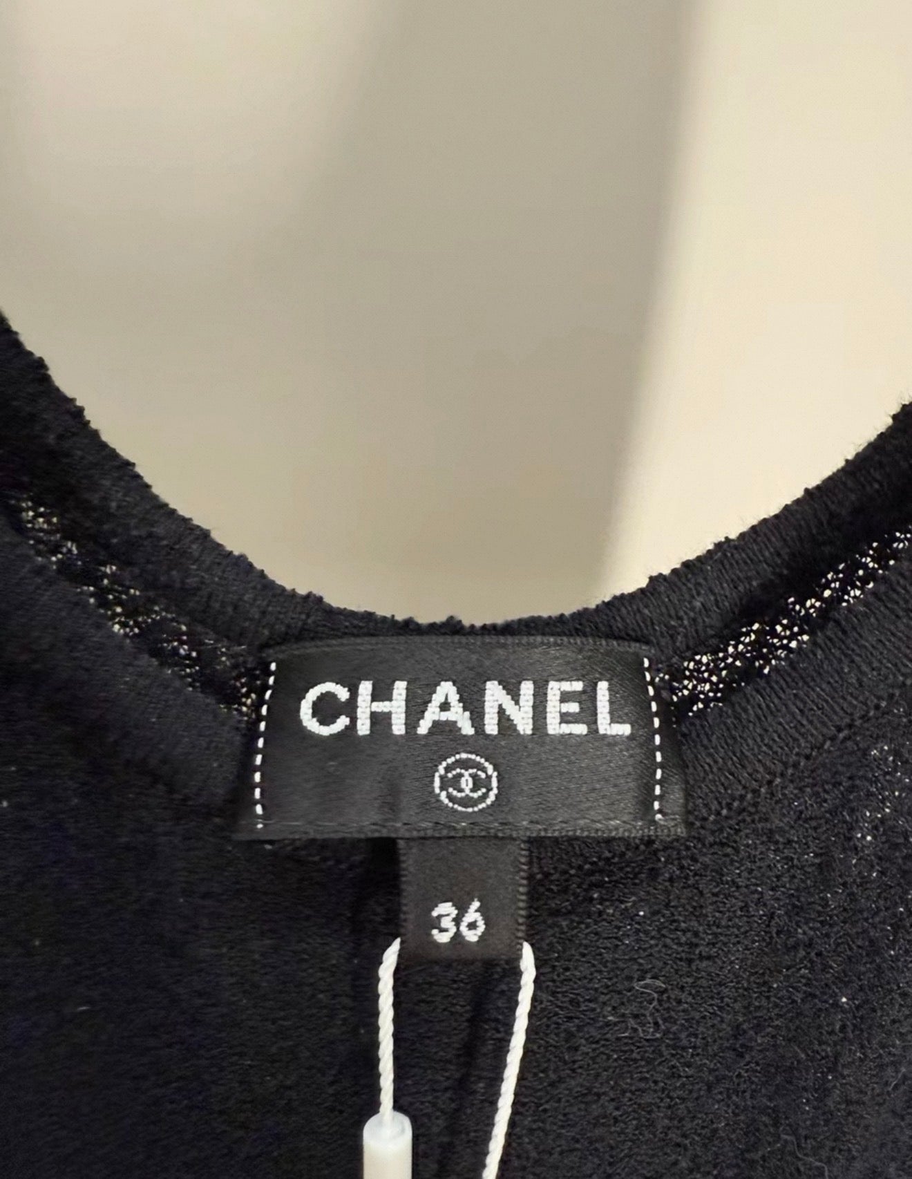 Chanel 25A Black Knitted dress