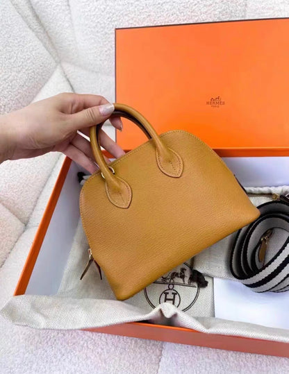 Hermes mini Bolide 1923 Sesame Bag