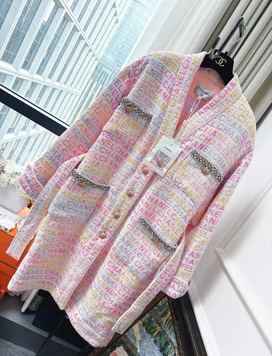 Chanel 23C pink coat