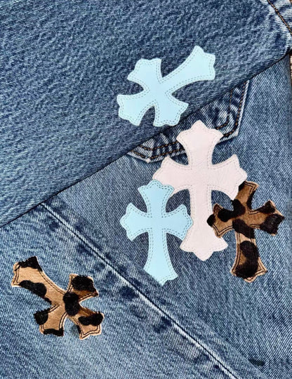 Chrome Hearts St. Barth Limited Edition Light Blue Levi's Jeans