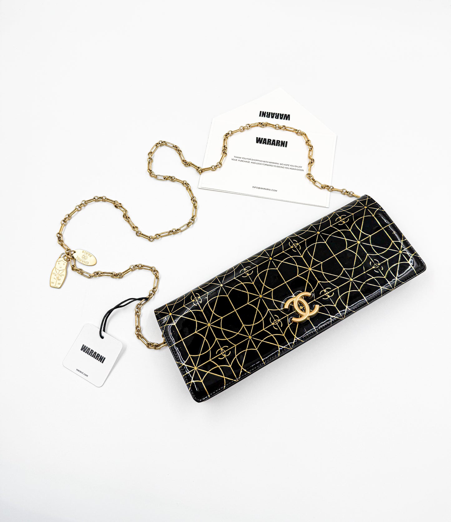 Chanel Pre Fall 2009 Paris Moscow Matryoshka Black Gold evening bag