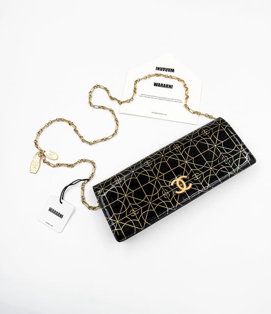 Chanel Pre Fall 2009 Paris Moscow Matryoshka Black Gold evening bag