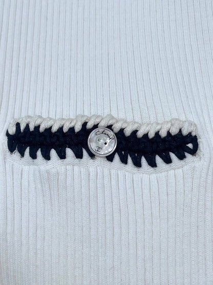 Chanel 22C white dress