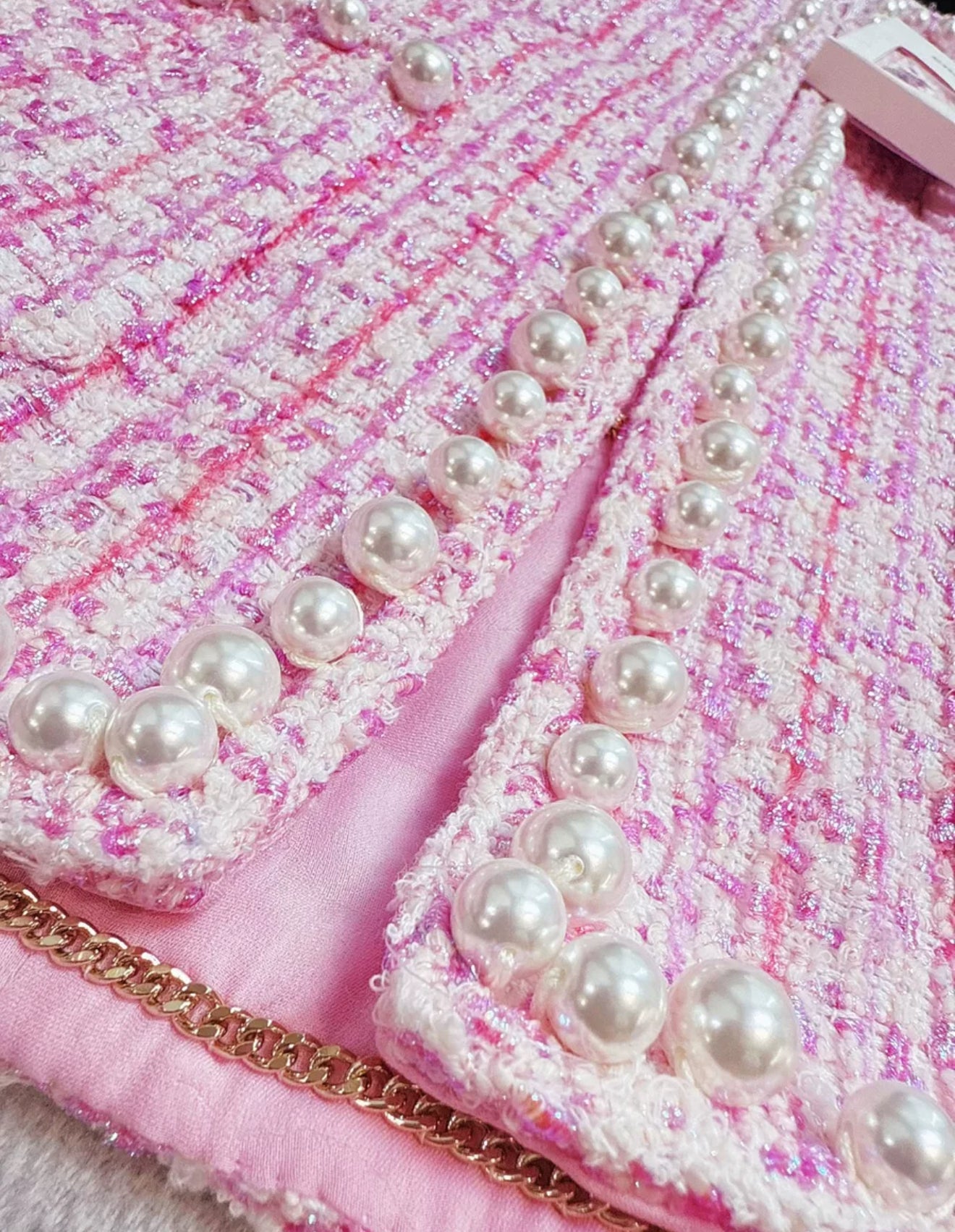 Chanel 25P Pink Tweed Jacket – Wararni.com