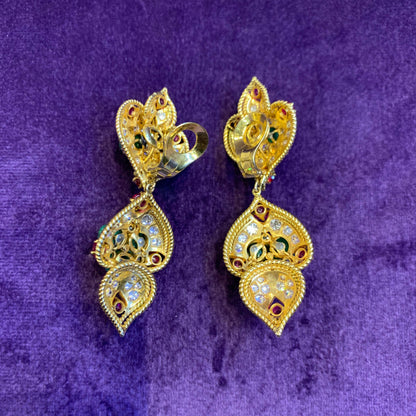 Van Cleef & Arpels Indian Inspired Day & Night Earrings