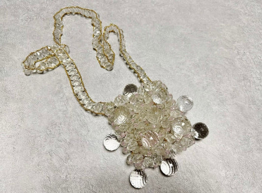 Rare Chanel 97P Vintage Crystal Beaded Evening Bag