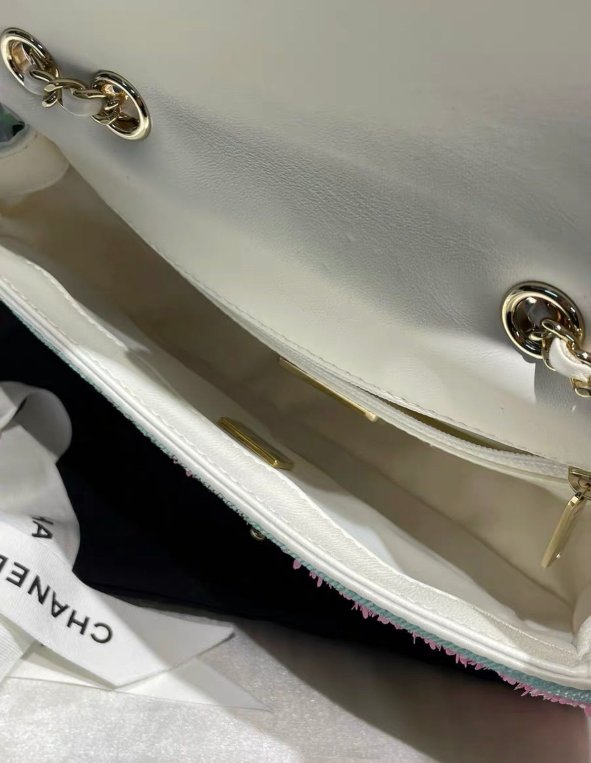 Chanel Rainbow Sequin Mini Rectangular Flap Bag – Wararni.com