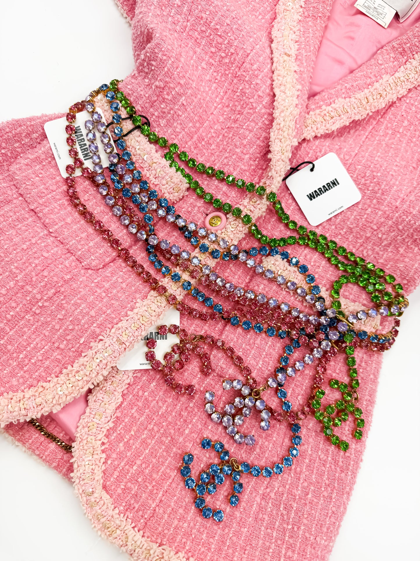 Chanel 1995 Spring/Summer Barbie Collection Pink Dangle Belts