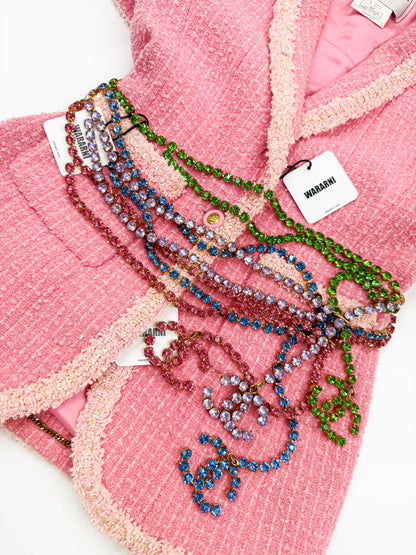 Chanel 1995 Spring/Summer Barbie Collection Pink Dangle Belts