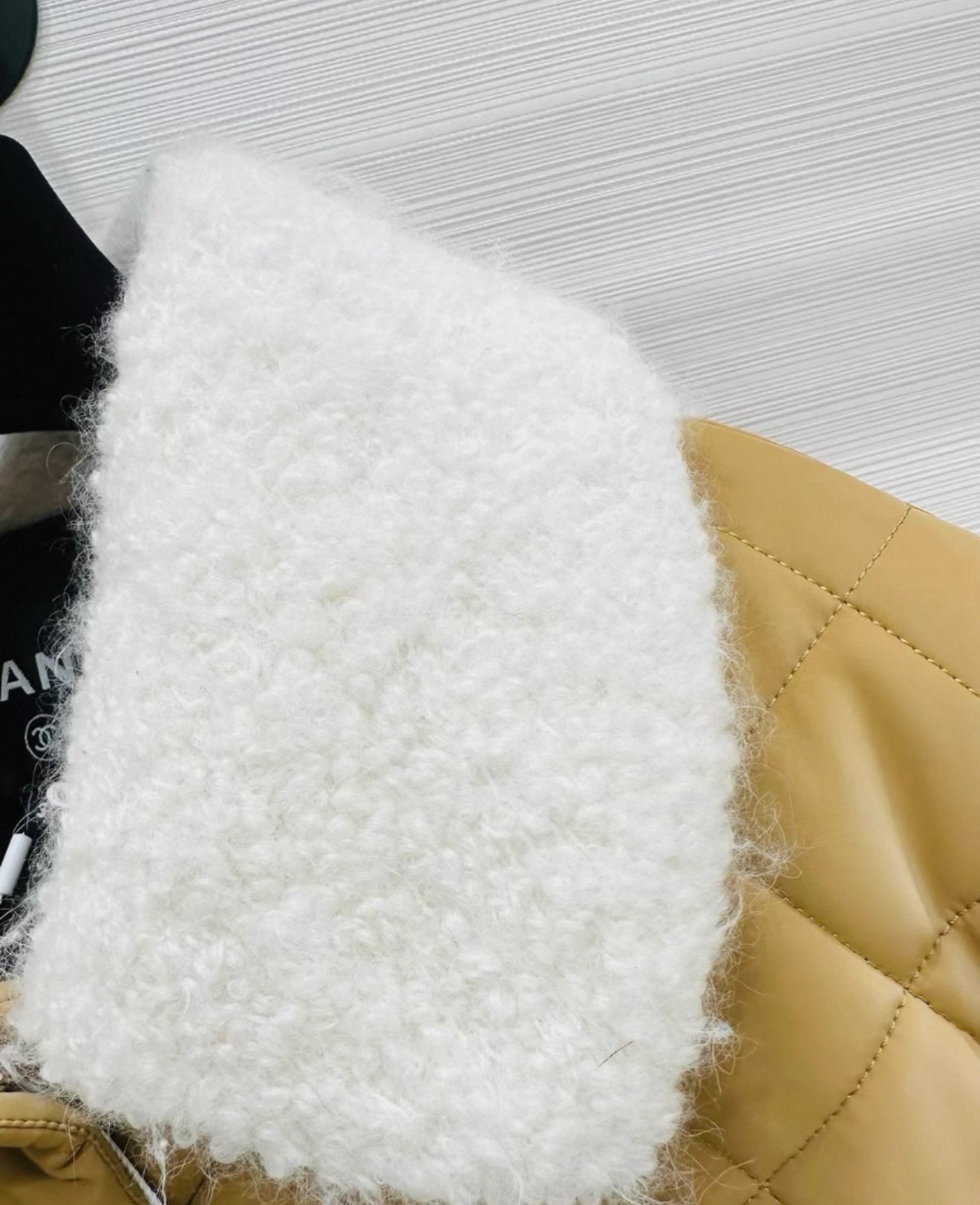 Chanel 24N Camel Quilted Padded Jacket