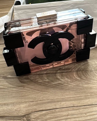 Rare Chanel Lego clutch minaudière