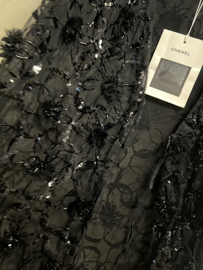 Chanel 21s black dress