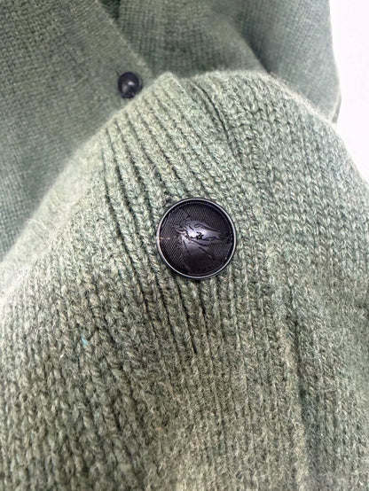 Loro Piana Fall/Winter 2025 Baby Cashmere Two-Pocket Forest Green Cardigan