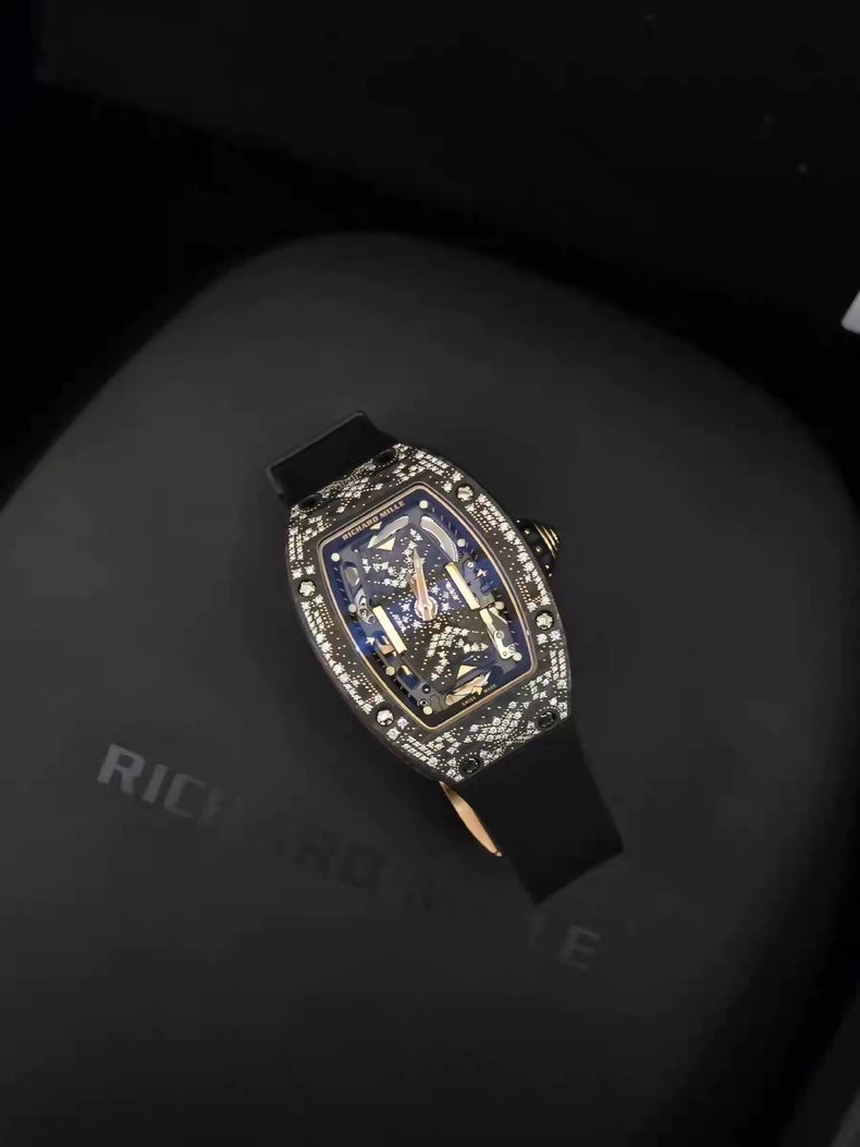 Richard Mille RM 07-01 Misty Night, ladies watch in 18K rose gold AU750