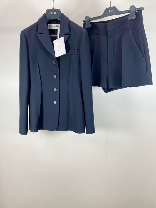 Dior Silk & Wool Slim Fit Suit &  Shorts Set