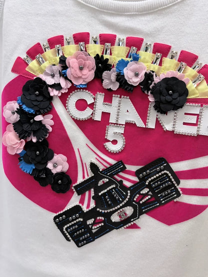 Chanel 23C F1 white dress