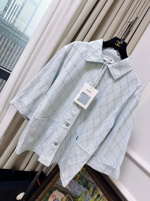 Chanel 26M Ice Blue Embroidered jacket