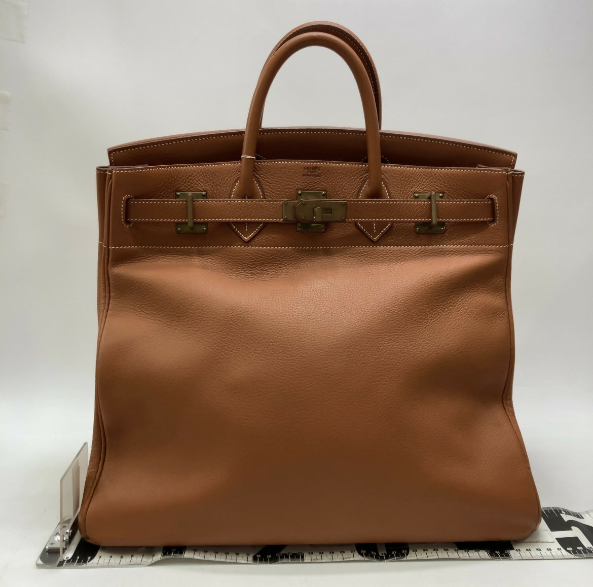 Hermès HAC 45 Togo Etrusque with Gold Hardware