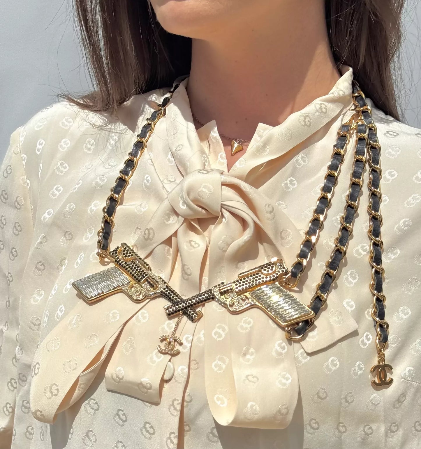 Chanel Vintage Pistols Belt / Necklace – Fall 2001 Runway