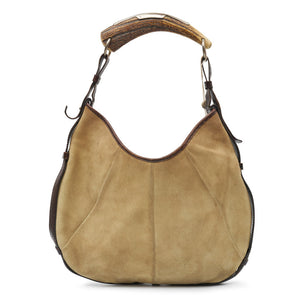 Yves Saint Laurent Suede Mombasa Bag