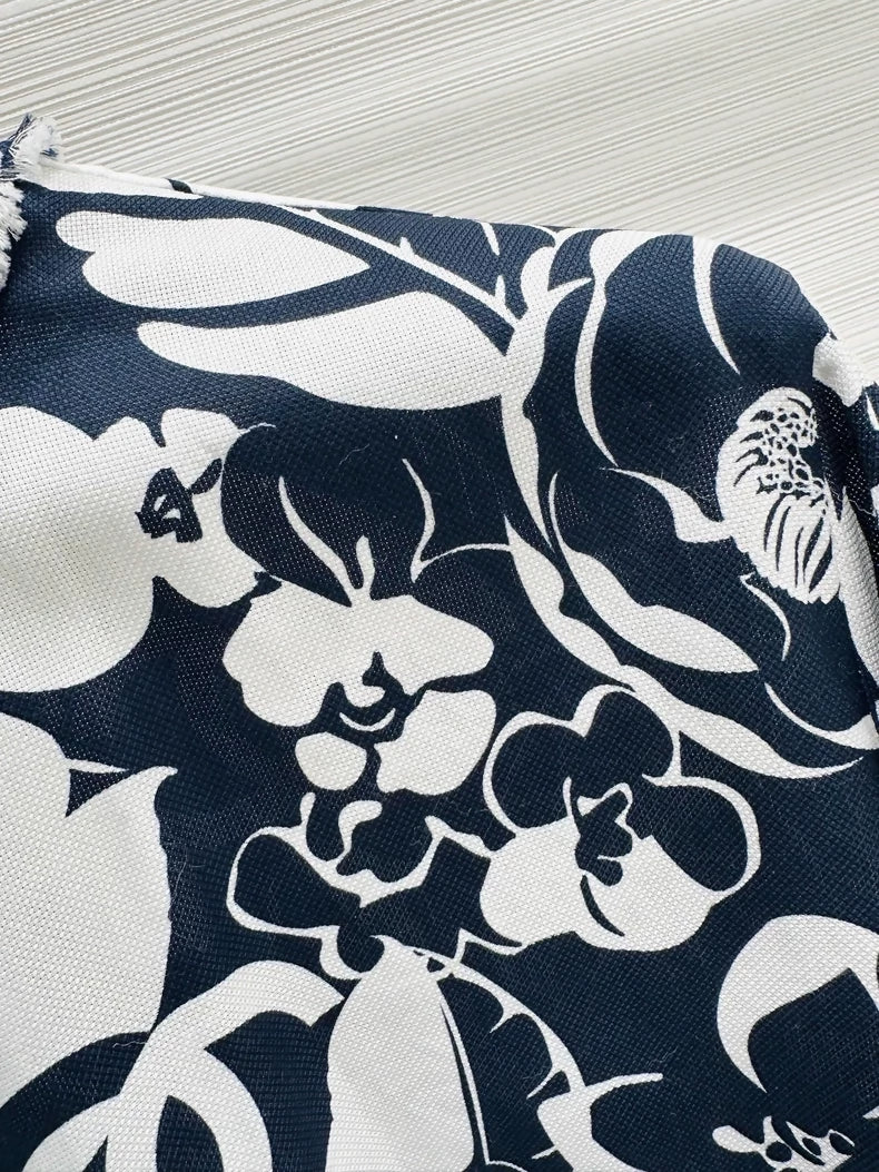 Chanel 21M Coco Beach blue and white Shirt