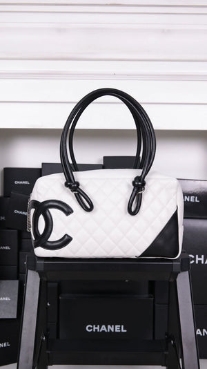 Chanel Black and White Cambon Shoulder Bag