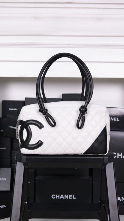 Chanel Black and White Cambon Shoulder Bag
