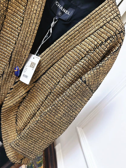Chanel 19A gold jacket