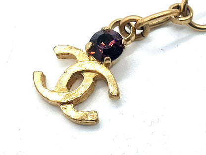 Chanel Vintage 01A Gripoix Multicoloured Coco Mark Necklace