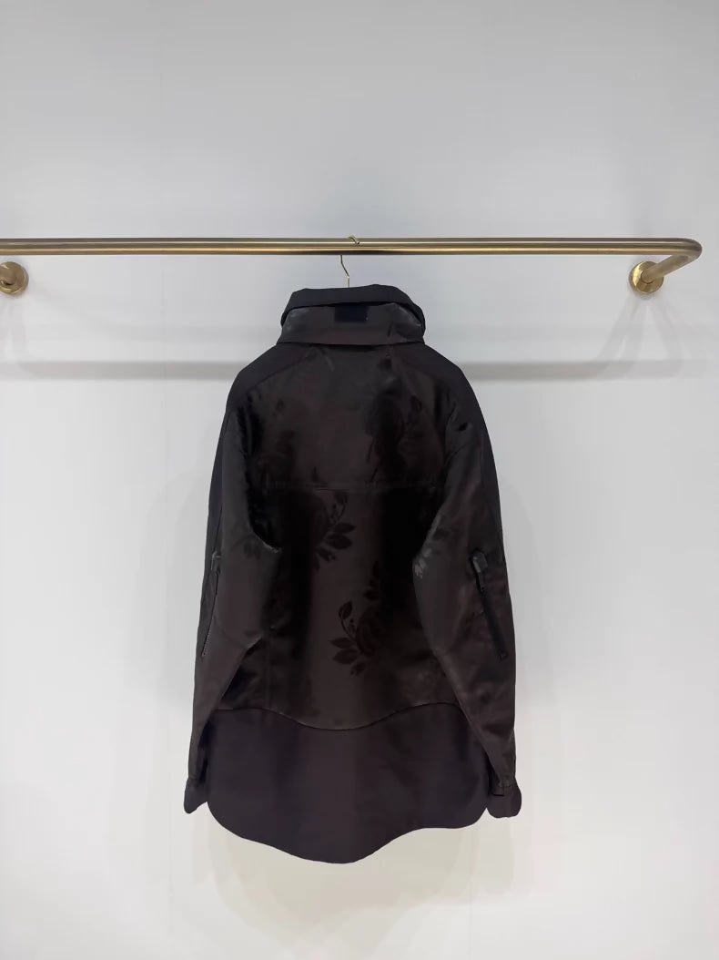 Prada Fall/Winter 2024 runway style oversized trench coat