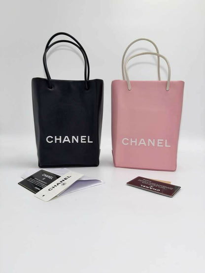 Chanel S/S 2009 Leather Essential Shopper Tote – Pink (New/Unworn)
