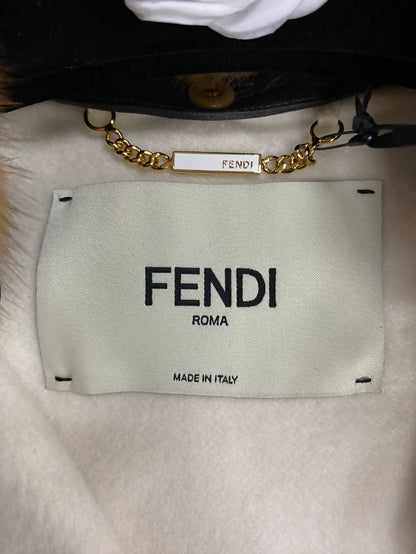 Fendi cashmere mink fur cape coat