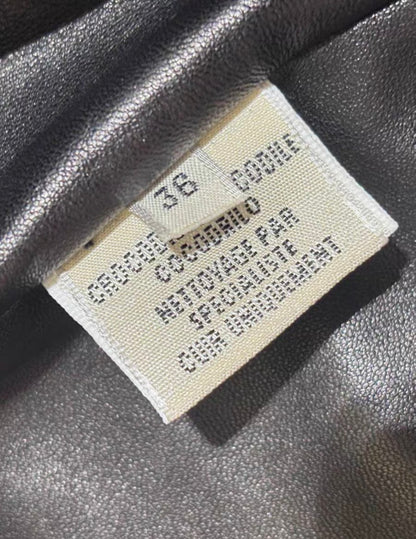 Hermes 2004 Matte Black Porosus crocodile leather jacket by Jean Paul Gaultier (ultra rare - archival - Museum piece)