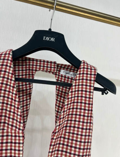 Dior Resort 2016 Checkered Dress