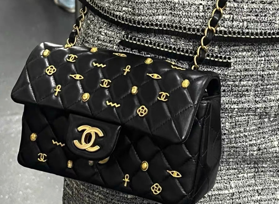 Chanel 2019 Classic Mini Flap Egyptian Amulet