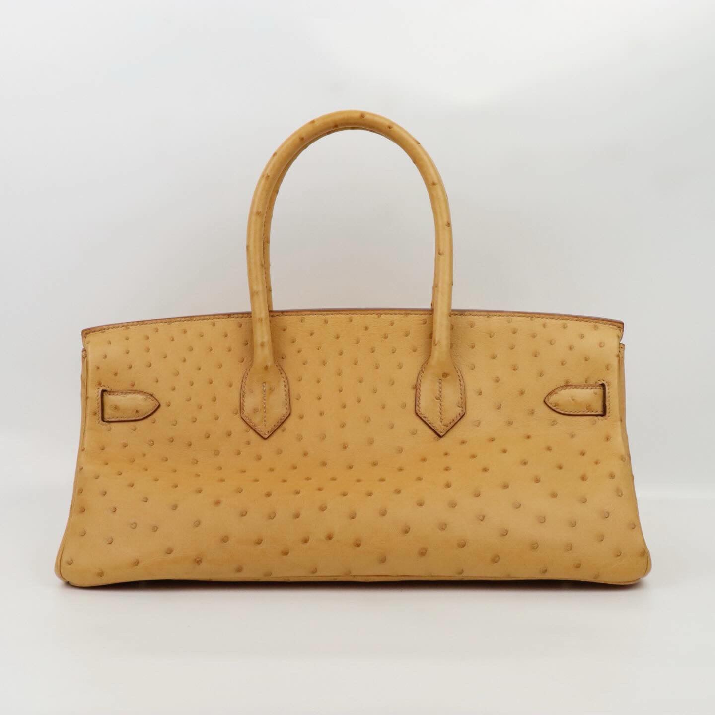 Hermes JPG Birkin Shoulder Natural Sable ostrich leather gold hardware