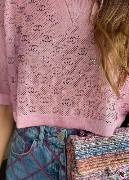 Chanel 23P pink top