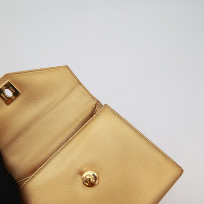 Vintage Chanel Gold Mini Kelly