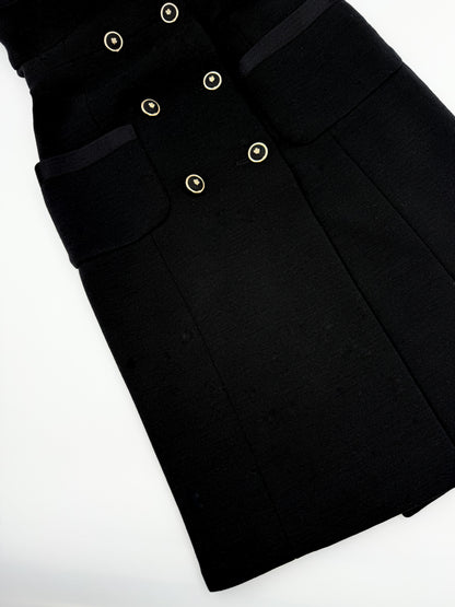 CHANEL 20A Black Dress - size 36
