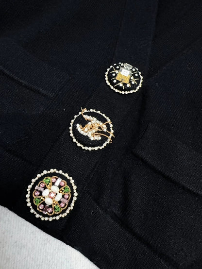 Chanel 22A black cardigan