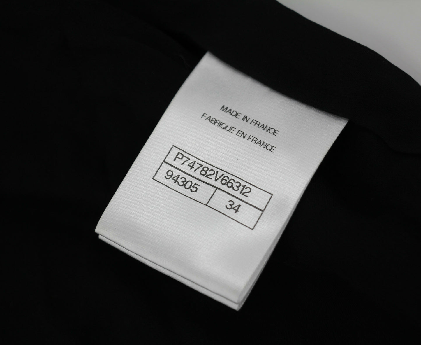 Chanel 2023 Silk Jacquard Embellished Glove Black Dress
