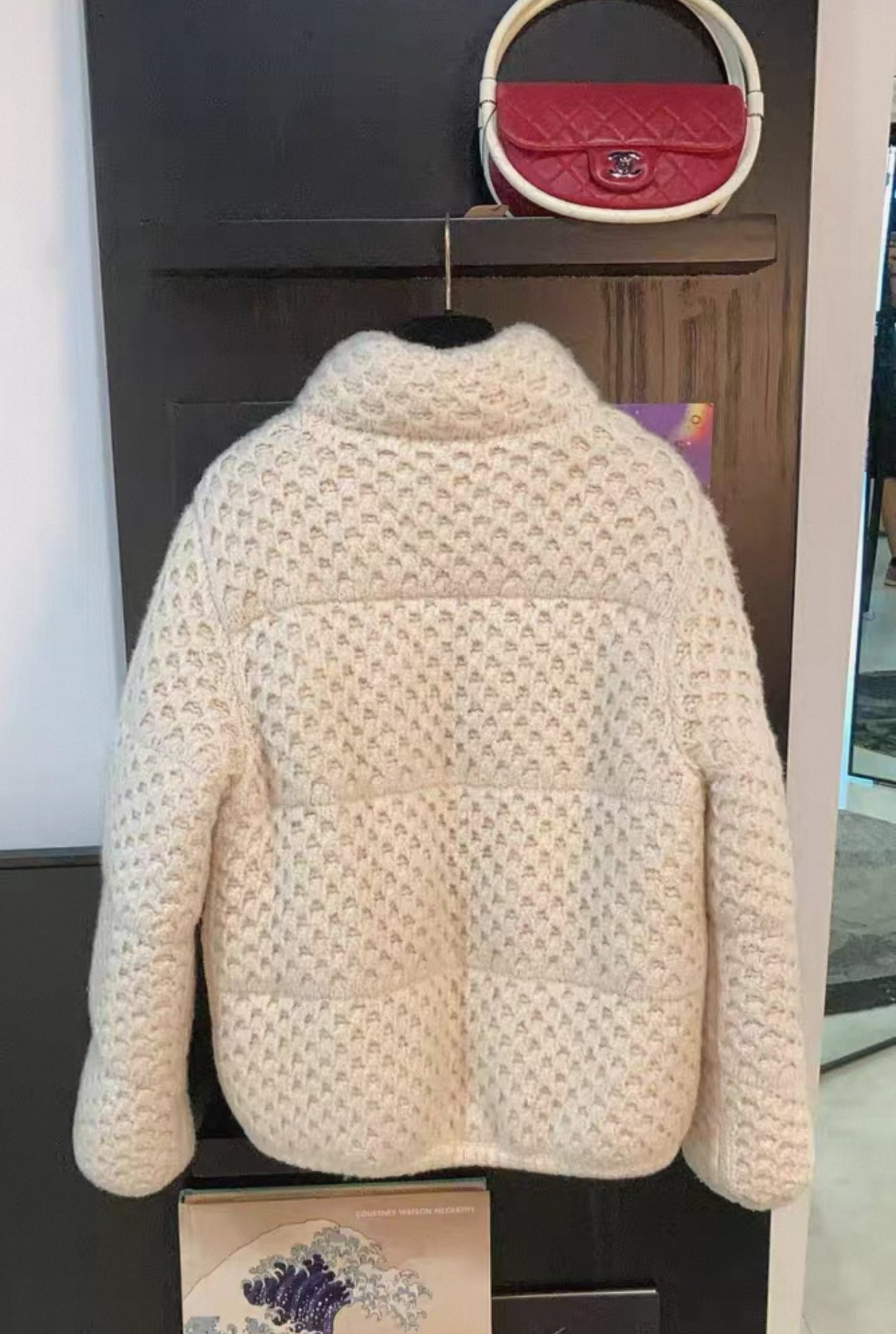 Rare Chanel 17A White Écru Down Jacket
